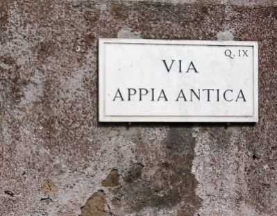 Appian Way sign