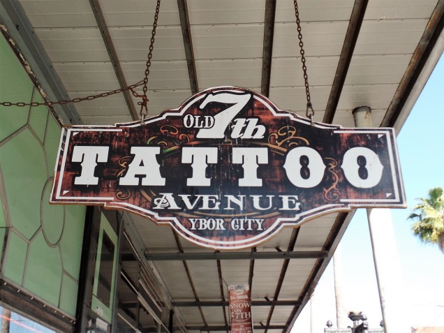 Tattoo parlor in Ybor