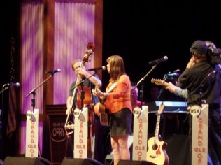 On stage at the Opry