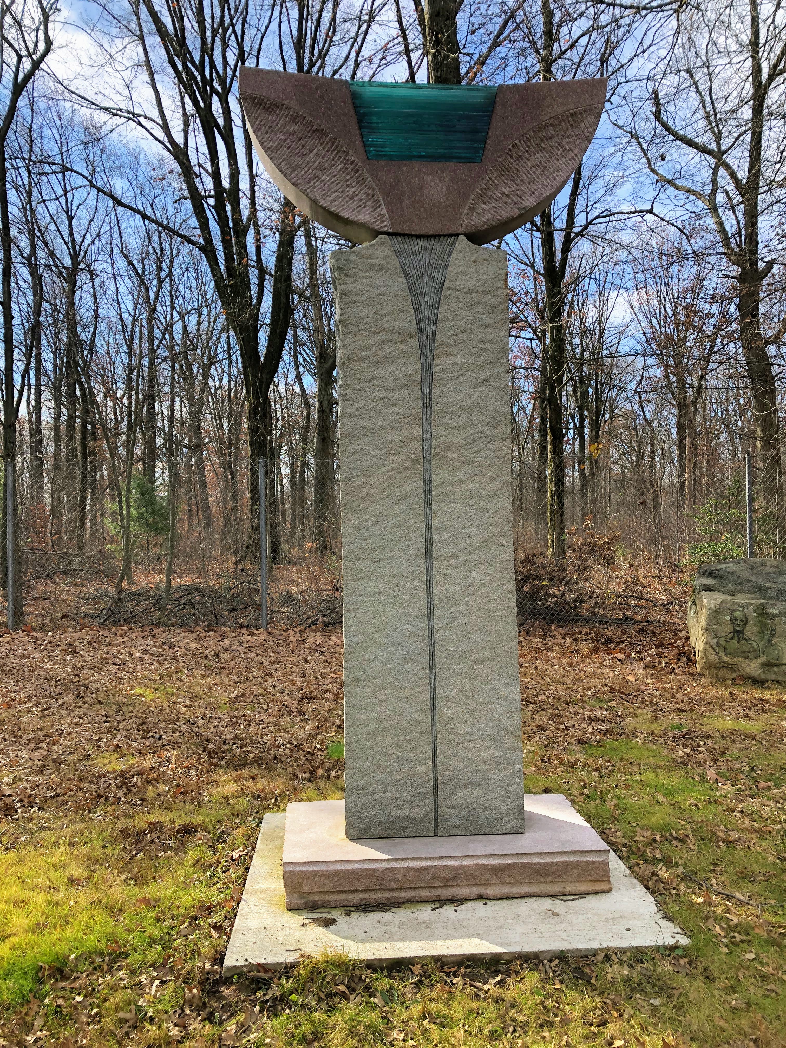 Spring, Christopher Spath, granite and glass