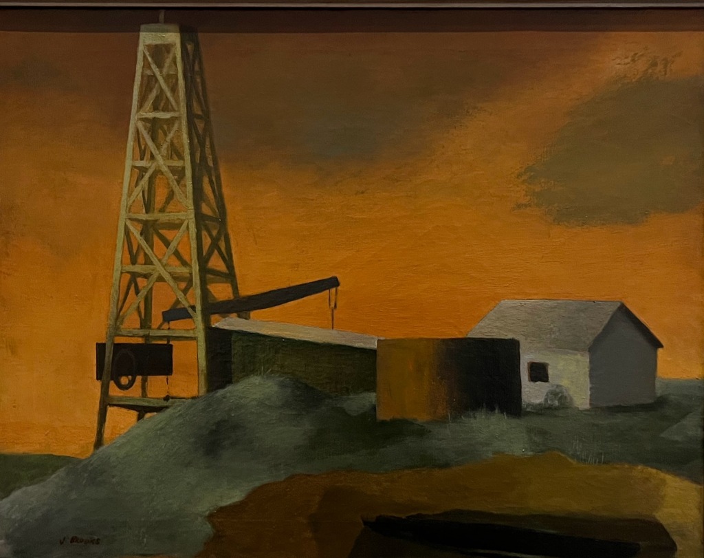 Oil Well at Sunset, James Brooks